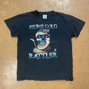 90s Stone Cold Rattler Austin 3:16 T-Shirt Vintage WWF Wrestling Size XL Youth